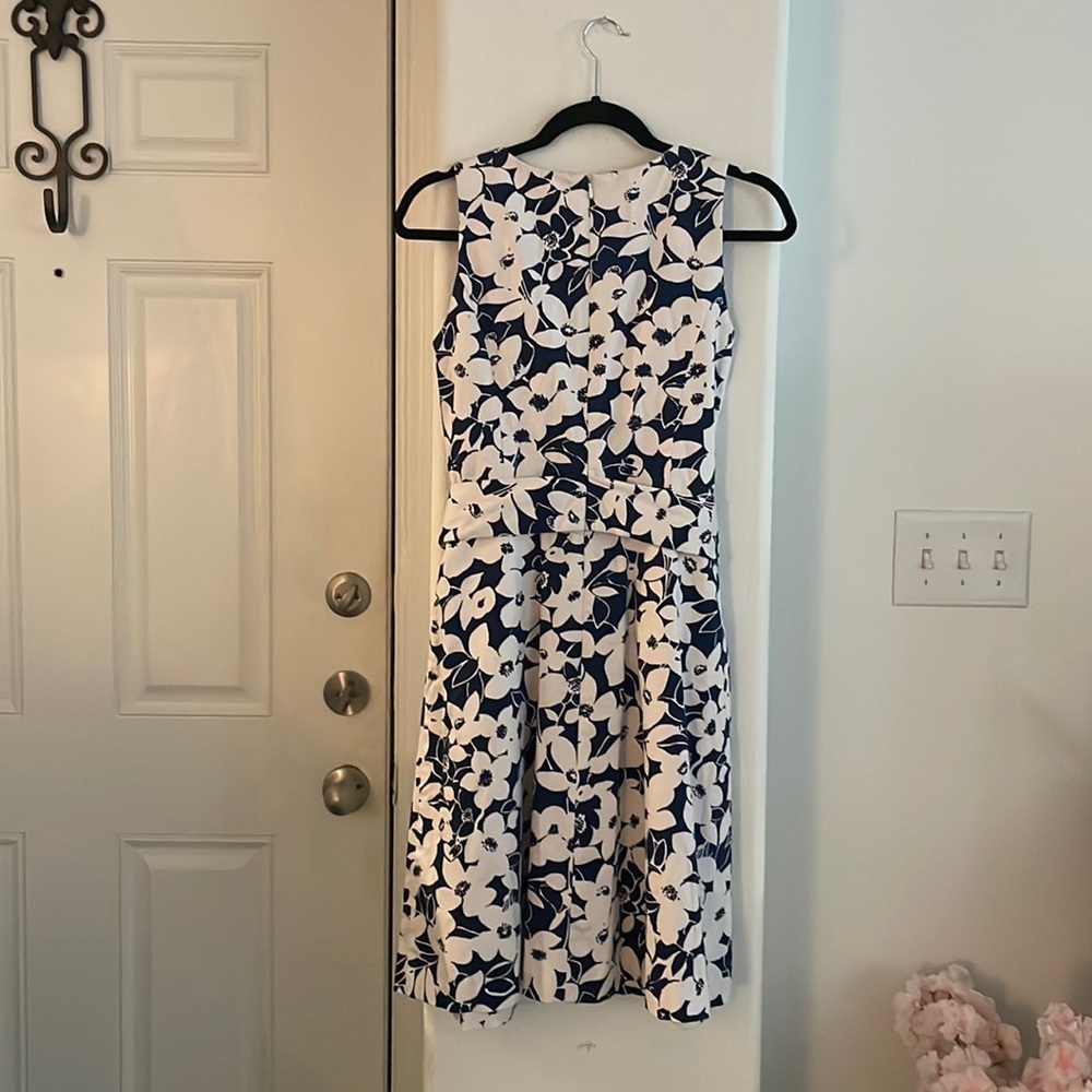 Chaps Sleeveless Floral Dress Size 6 - Picture 2 of 4